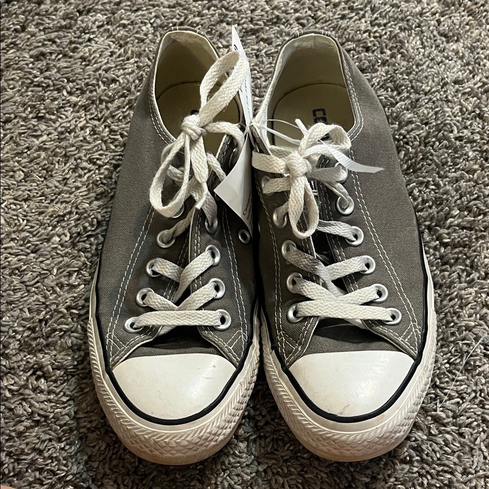 Converse Grey and White Sneakers